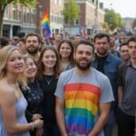 Transgender dating in Nederland: Vind liefde met Shemale Dating Nederland Een diverse groep mensen viert solidariteit tijdens een Pride parade in Amsterdam