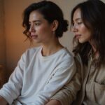 Een vertrouwelijk gesprek tussen een trans vrouw en haar cliënt