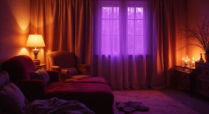 Een intieme slaapkamer met luxe meubels en comfortabele accessoires.