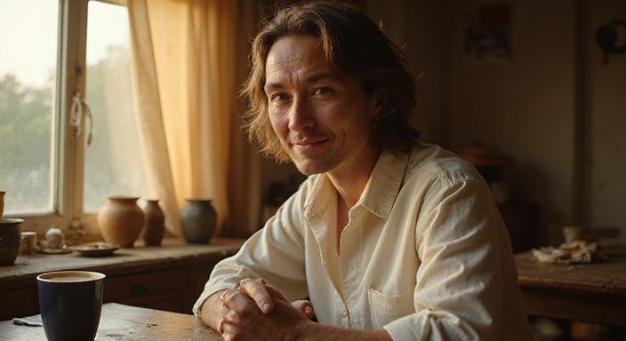 Een candid foto van een ontspannen moment in een huiselijke setting.